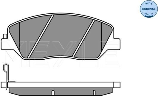 Meyle 025 243 5117/W - Brake Pad Set, disc brake autospares.lv