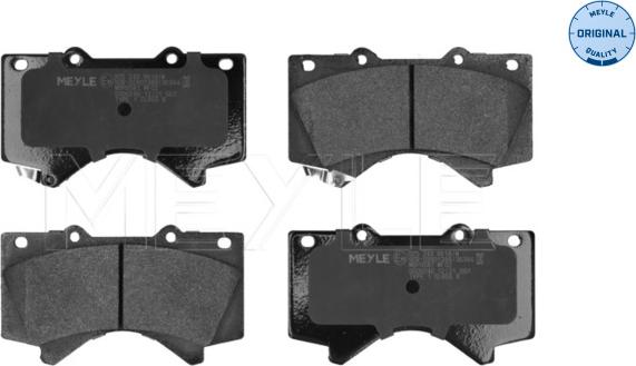 Meyle 025 243 8618/W - Brake Pad Set, disc brake autospares.lv