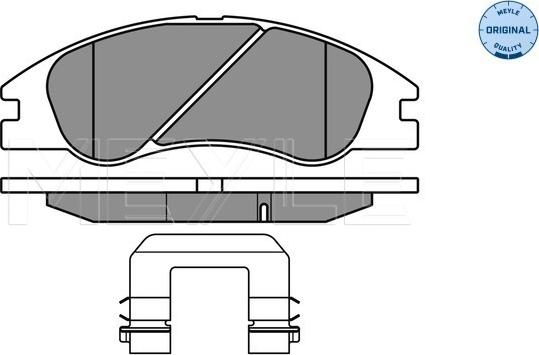 Meyle 025 242 1817/W - Brake Pad Set, disc brake autospares.lv