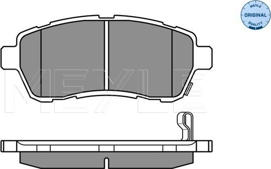 Meyle 025 242 8316/W - Brake Pad Set, disc brake autospares.lv