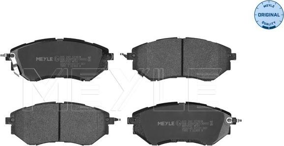 Meyle 025 242 2218/W - Brake Pad Set, disc brake autospares.lv