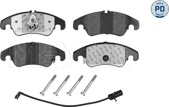 Meyle 025 247 4319/PD - Brake Pad Set, disc brake autospares.lv