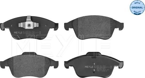 Meyle 025 247 1018 - Brake Pad Set, disc brake autospares.lv