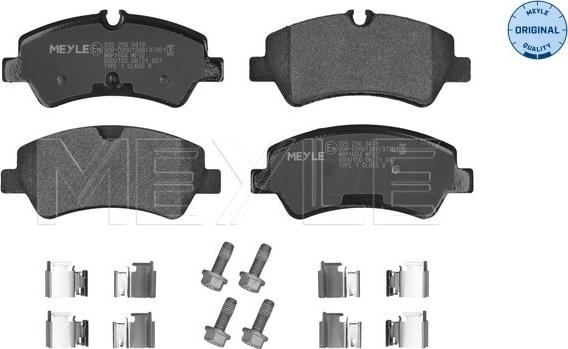 Meyle 025 256 0418 - Brake Pad Set, disc brake autospares.lv