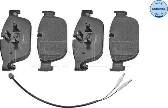 Meyle 025 250 6917 - Brake Pad Set, disc brake autospares.lv