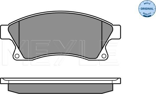 Meyle 025 250 3118/W - Brake Pad Set, disc brake autospares.lv