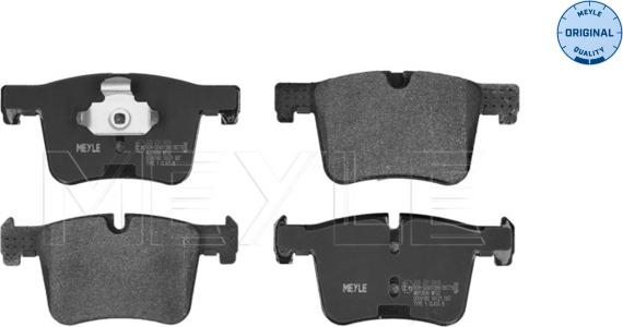 Meyle 025 251 9919 - Brake Pad Set, disc brake autospares.lv