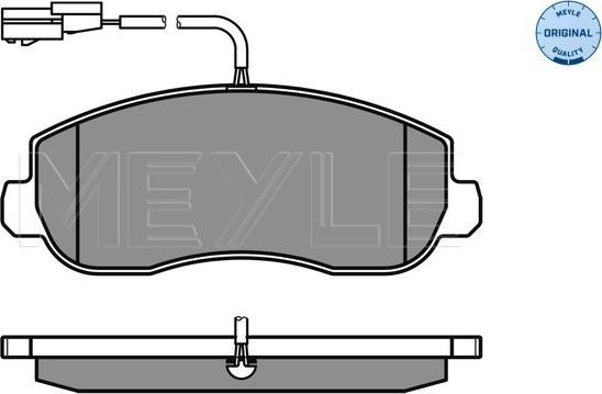 Meyle 025 251 4718/W - Brake Pad Set, disc brake autospares.lv