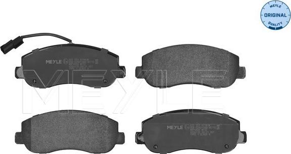 Meyle 025 251 4718/W - Brake Pad Set, disc brake autospares.lv
