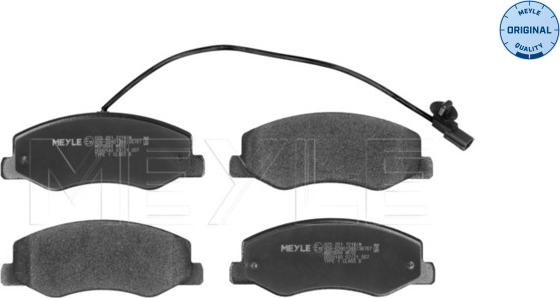 Meyle 025 251 7218/W - Brake Pad Set, disc brake autospares.lv