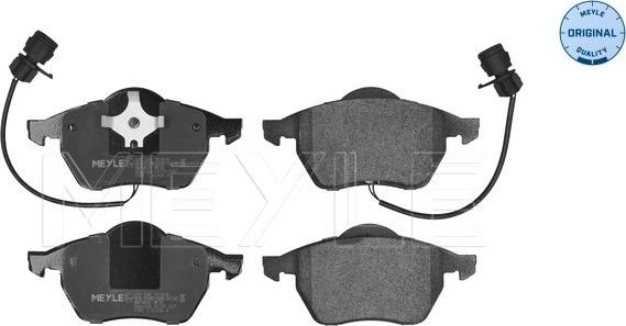 Meyle 025 206 7619/W - Brake Pad Set, disc brake autospares.lv