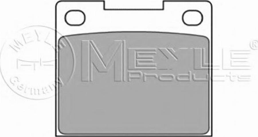 Meyle 0252008814 - Brake Pad Set, disc brake autospares.lv