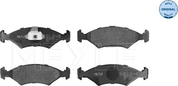 Meyle 025 207 5318 - Brake Pad Set, disc brake autospares.lv