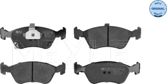 Meyle 025 219 7617/W - Brake Pad Set, disc brake autospares.lv