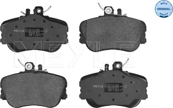Meyle 025 214 3920 - Brake Pad Set, disc brake autospares.lv