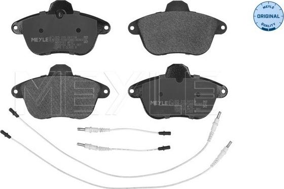 Meyle 025 215 0417/W - Brake Pad Set, disc brake autospares.lv