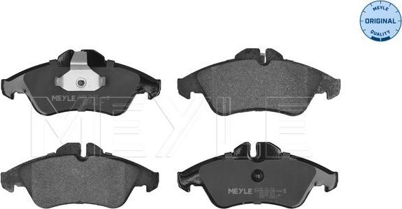 Meyle 025 215 7620 - Brake Pad Set, disc brake autospares.lv