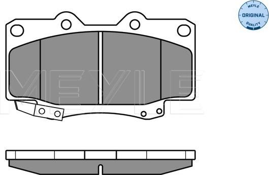 Meyle 025 216 7915/W - Brake Pad Set, disc brake autospares.lv