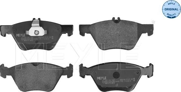 Meyle 025 216 7020 - Brake Pad Set, disc brake autospares.lv