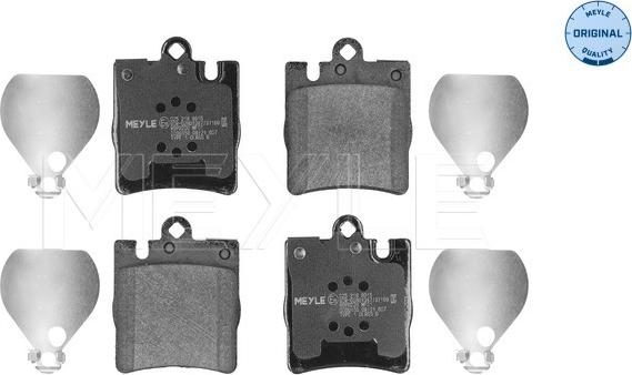 Meyle 025 218 9915 - Brake Pad Set, disc brake autospares.lv