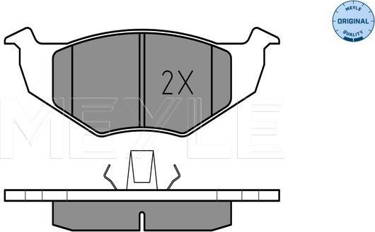 GMC 2186603 - Brake Pad Set, disc brake autospares.lv