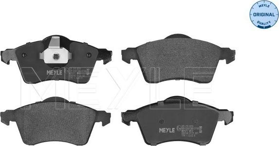 Meyle 025 218 8319 - Brake Pad Set, disc brake autospares.lv