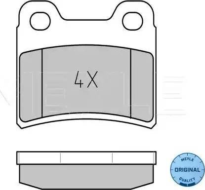 Meyle 025 218 3215 - Brake Pad Set, disc brake autospares.lv