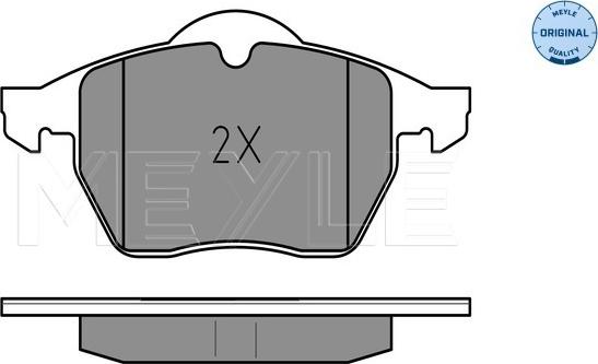 Meyle 025 218 2919 - Brake Pad Set, disc brake autospares.lv