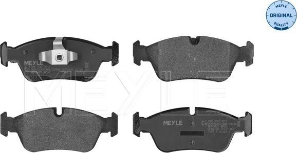 Meyle 025 239 3517 - Brake Pad Set, disc brake autospares.lv