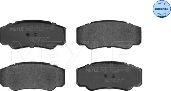 Meyle 025 239 2120 - Brake Pad Set, disc brake autospares.lv