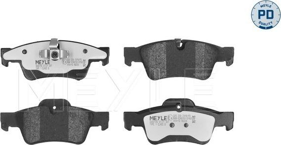 Meyle 025 239 2318/PD - Brake Pad Set, disc brake autospares.lv