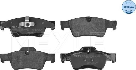 Meyle 025 239 2318 - Brake Pad Set, disc brake autospares.lv