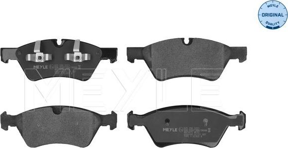 Meyle 025 239 2221 - Brake Pad Set, disc brake autospares.lv