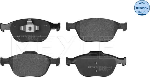 Meyle 025 234 4017 - Brake Pad Set, disc brake autospares.lv