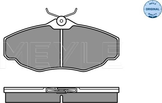 Meyle 025 234 5219 - Brake Pad Set, disc brake autospares.lv