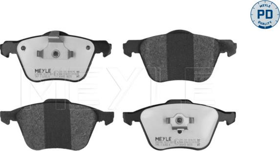 Meyle 025 235 9018/PD - Brake Pad Set, disc brake autospares.lv