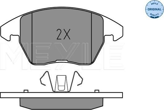 Meyle 025 235 8919 - Brake Pad Set, disc brake autospares.lv