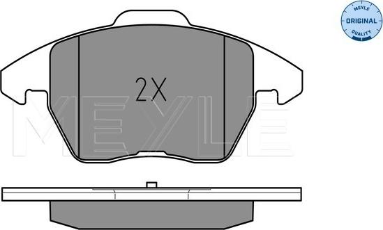 Meyle 025 235 8919 - Brake Pad Set, disc brake autospares.lv