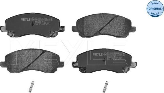 Meyle 025 235 8416/W - Brake Pad Set, disc brake autospares.lv