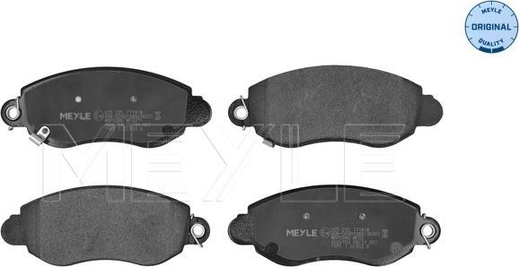 Meyle 025 235 7718/W - Brake Pad Set, disc brake autospares.lv