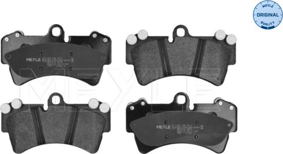 Meyle 025 236 9317 - Brake Pad Set, disc brake autospares.lv