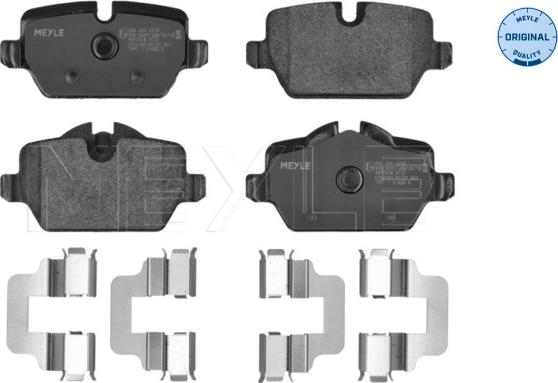 Meyle 025 236 2316 - Brake Pad Set, disc brake autospares.lv