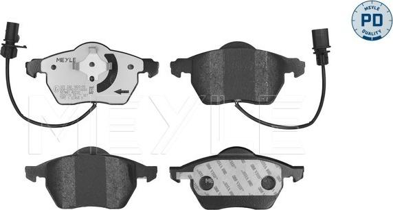 Meyle 025 230 1820/PD - Brake Pad Set, disc brake autospares.lv