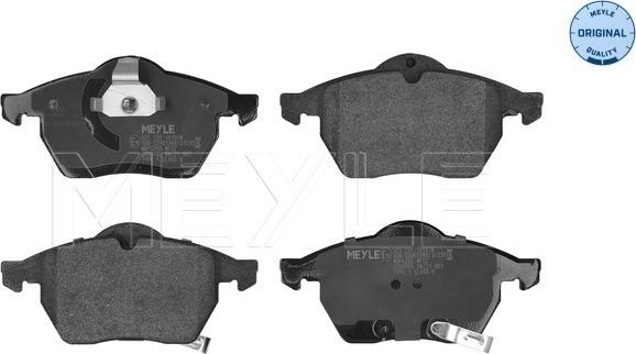 Meyle 025 231 1619/W - Brake Pad Set, disc brake autospares.lv