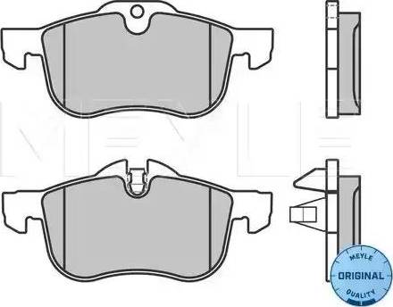 Meyle 025 231 1218 - Brake Pad Set, disc brake autospares.lv