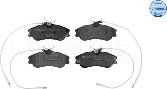 Meyle 025 231 2419/W - Brake Pad Set, disc brake autospares.lv