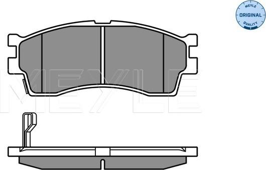 Meyle 025 238 7316/W - Brake Pad Set, disc brake autospares.lv