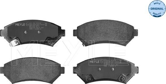 Meyle 025 233 5818/W - Brake Pad Set, disc brake autospares.lv