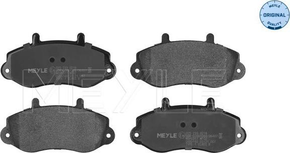 Meyle 025 233 0218 - Brake Pad Set, disc brake autospares.lv