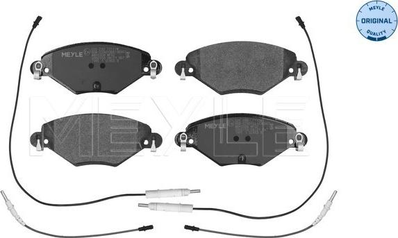 Meyle 025 232 7717/W - Brake Pad Set, disc brake autospares.lv